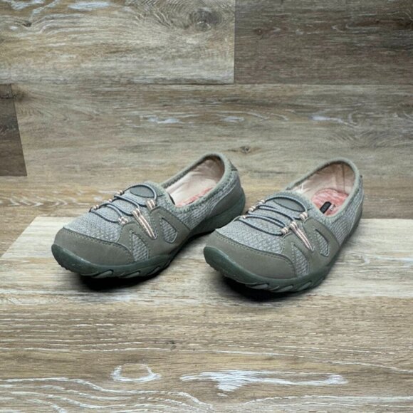 Danskin Now Taupe Gray Memory Foam Walking Shoes Women's Size 7.5 - Picture 1 of 6